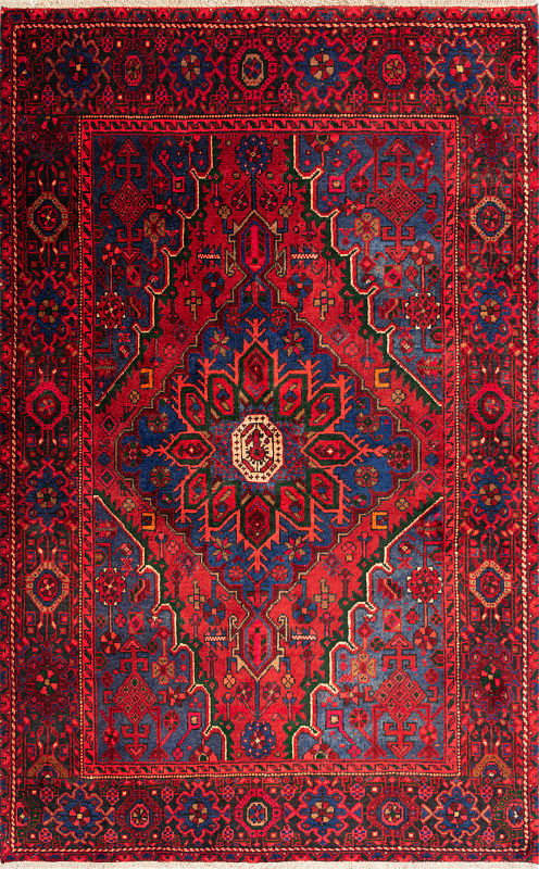 Иранский ковёр из шерсти (17-1304029316/200x128)