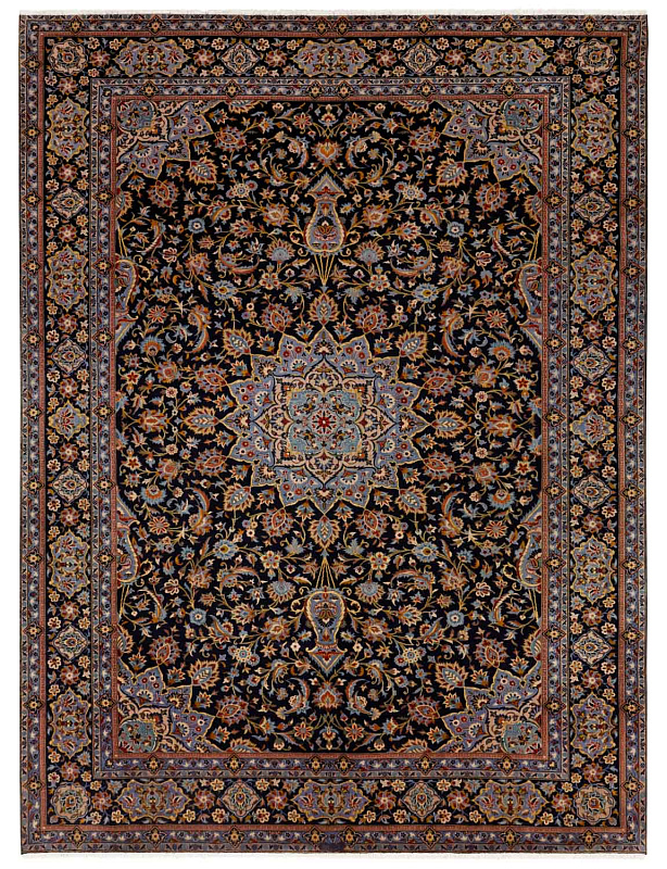 Иранский ковёр из шерсти (00-1031/393x292)