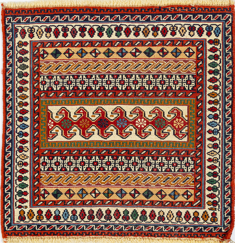 Иранский ковёр из шерсти (15-22513/40x40)