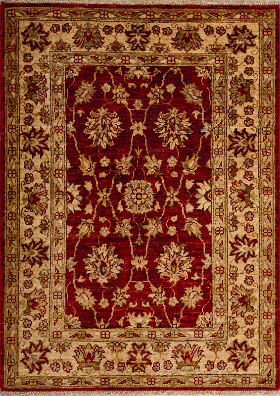 Индийский ковёр из шерсти (14-3165/119x87)