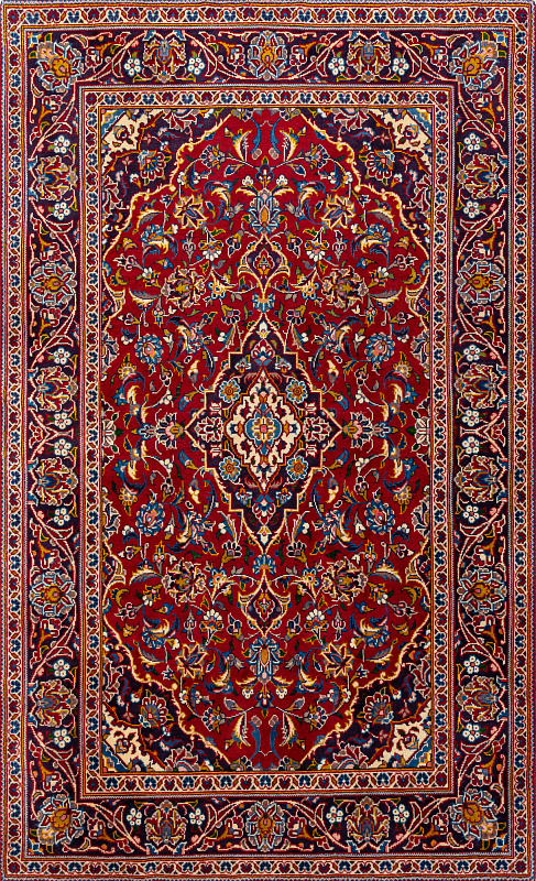 Иранский ковёр из шерсти  (17-01304011116/212x128)