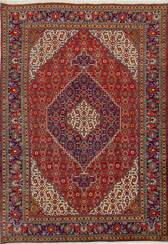 Иранский ковёр из шерсти (00-961/350x250)