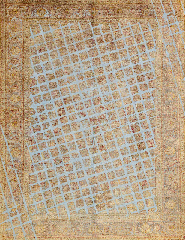 Иранский ковёр из шерсти (17-70019/385x297) 