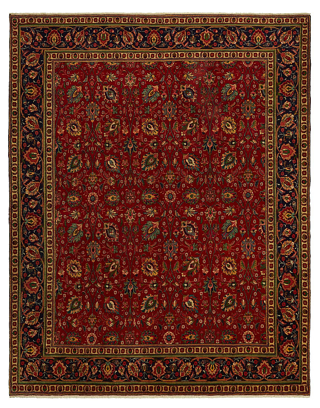 Иранский ковёр из шерсти (00-653/387x302)