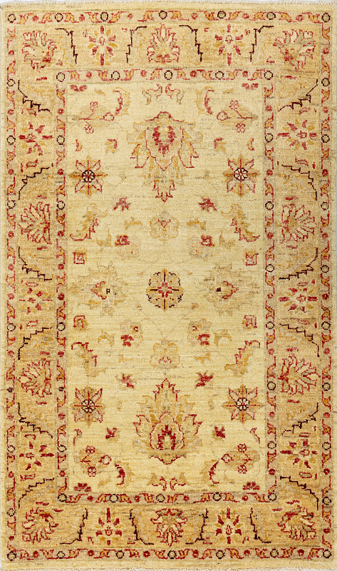 Индийский ковёр из шерсти (14-3166/134x81)