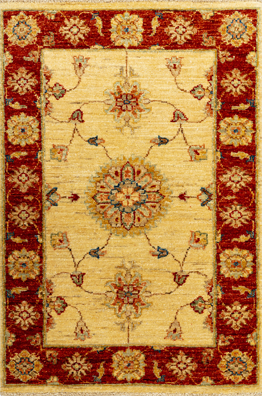 Индийский ковёр из шерсти (14-3102/97x62)
