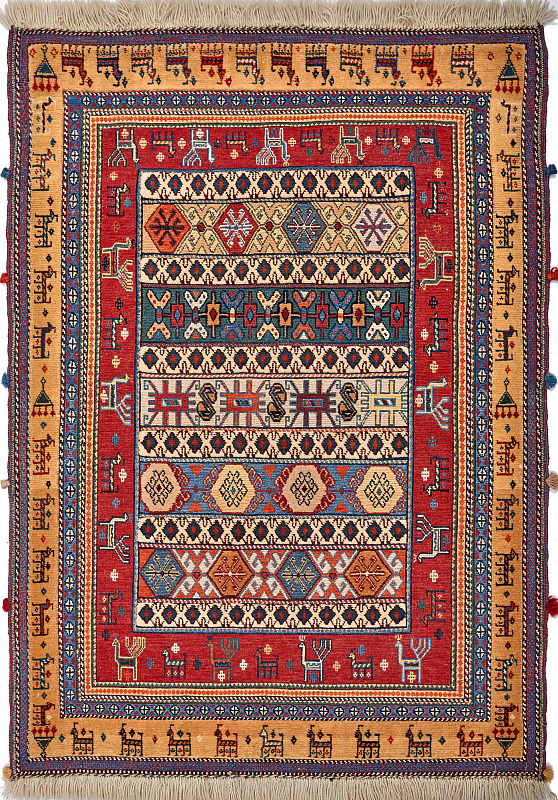 Иранский ковёр из шерсти (05-449/138x99)