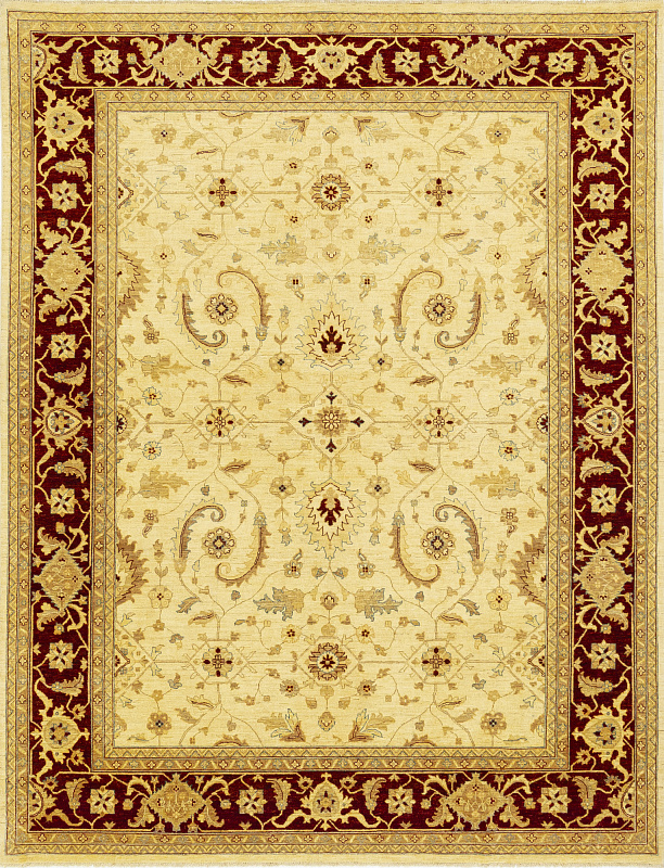 Индийский ковёр из шерсти (14-3143/356x277) 
