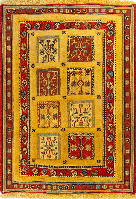 Иранский ковёр из шерсти (15-03313 /90x65)