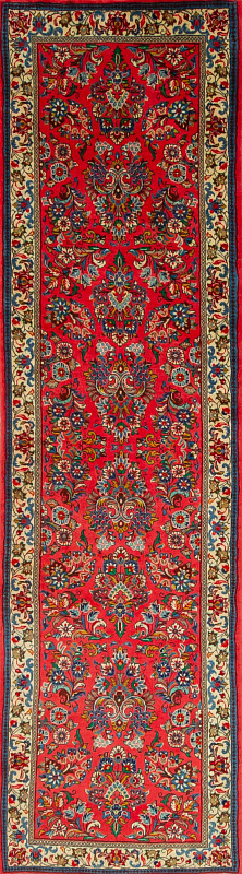 Иранский ковёр из шерсти (00-706/294x82)