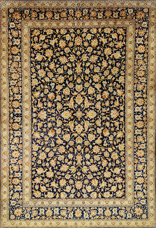 Иранский ковёр из шерсти (00-1064/430x298)