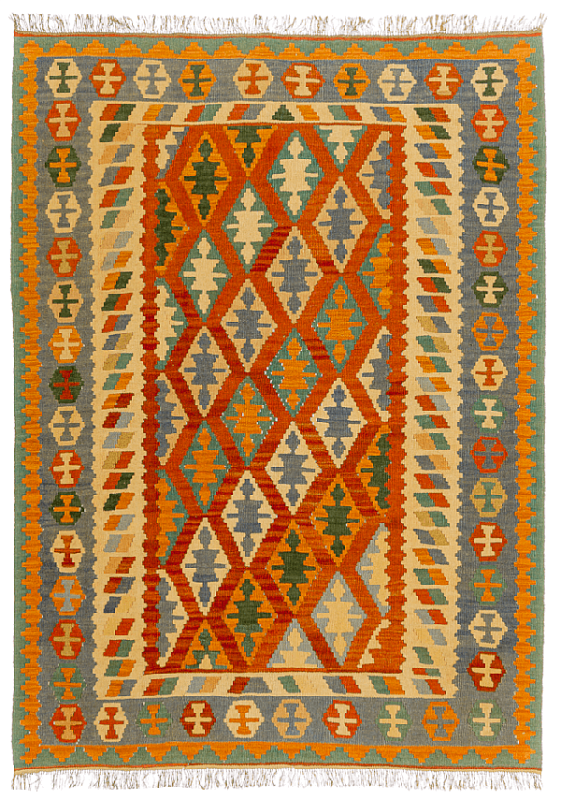 Иранский ковёр из шерсти  (17-01273048316/206x151)