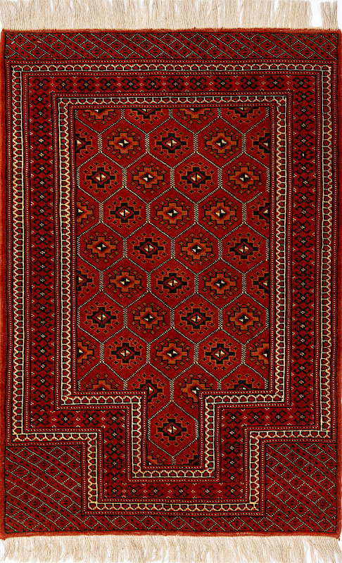 Иранский ковёр из шерсти  (13-49713/125x83)