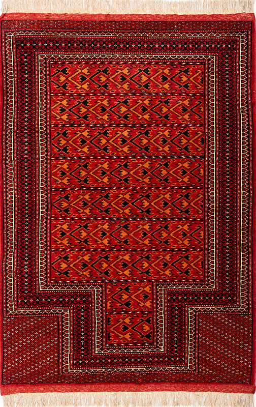Иранский ковёр из шерсти (13-177/130x90)