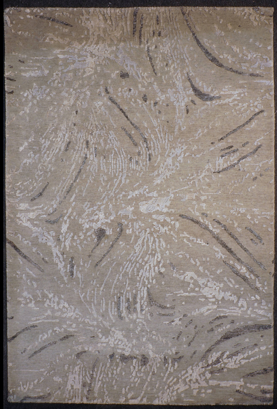 Индийский ковёр из шерсти и арт-шёлка (MV-1996/152x104/Natural) 