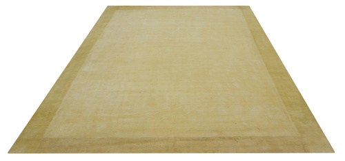Индийский ковёр из арт-шёлка (22-GOLD/border350x250)