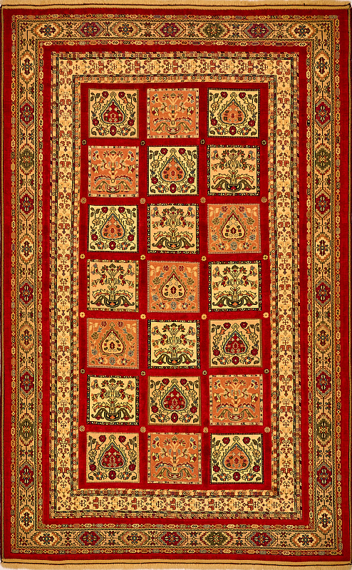 Иранский ковёр из шерсти (12-318 /296x185)