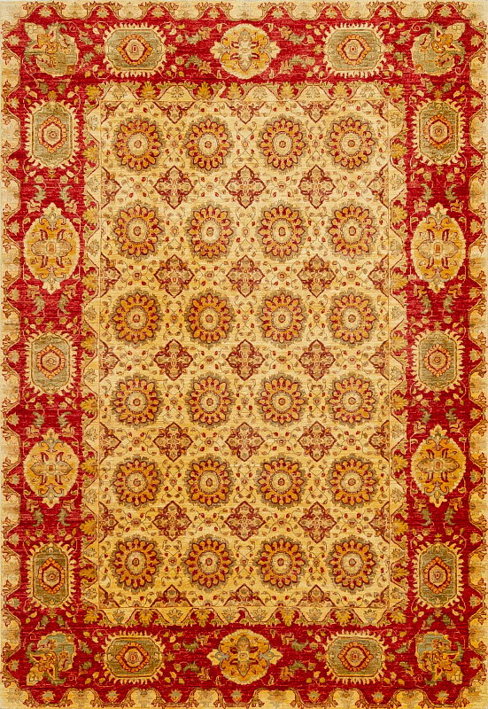 Индийский ковёр из шерсти (14-3046/302x207)