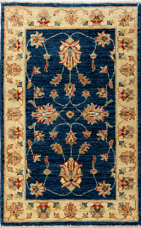 Индийский ковёр из шерсти (14-3100/94x60)