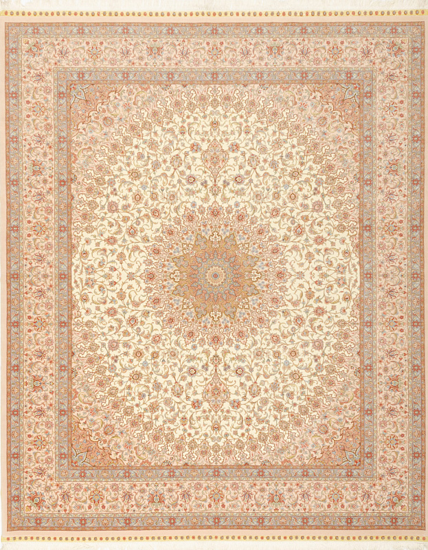 Китайский ковёр из шерсти и шёлка (11-2156/300x250)