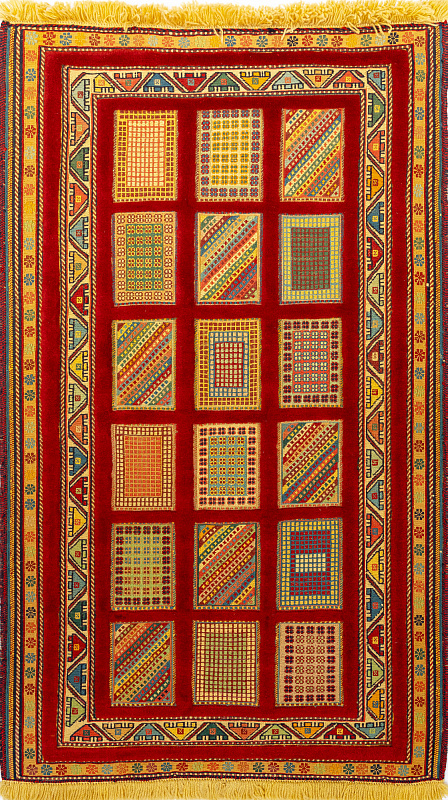 Иранский ковёр из шерсти  (13-254/148x89) 