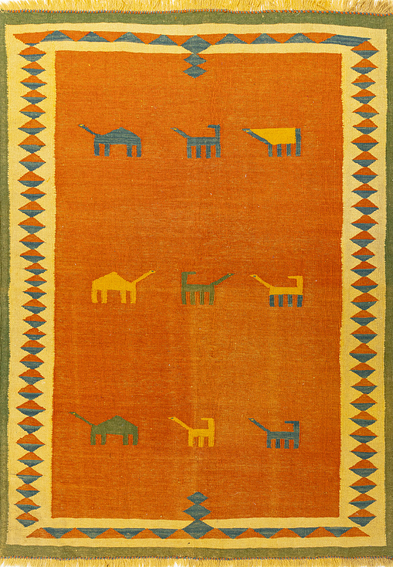Иранский ковёр из шерсти  (17-01272054716/175x125) 