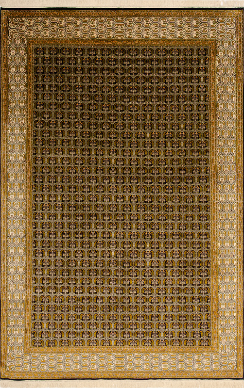 Индийский ковёр из шёлка (15-10549/279x182)
