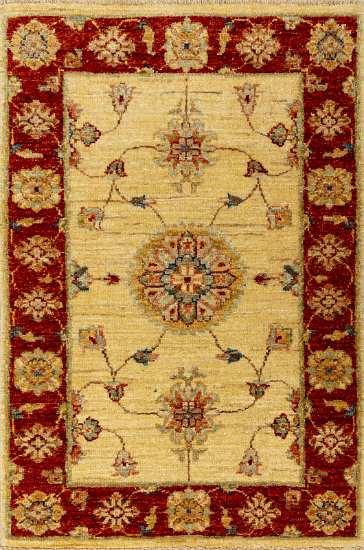 Индийский ковёр из шерсти (14-3096/96x62)