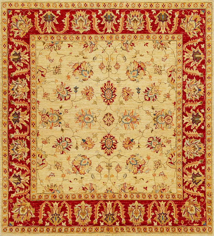Индийский ковёр из шерсти (14-3036/213x194)