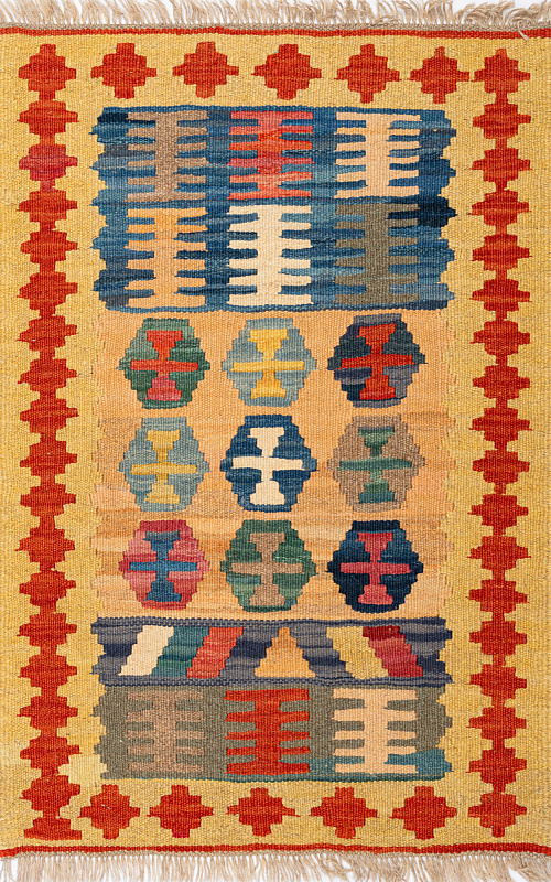 Иранский ковёр из шерсти  (17-0045416 /95x63)