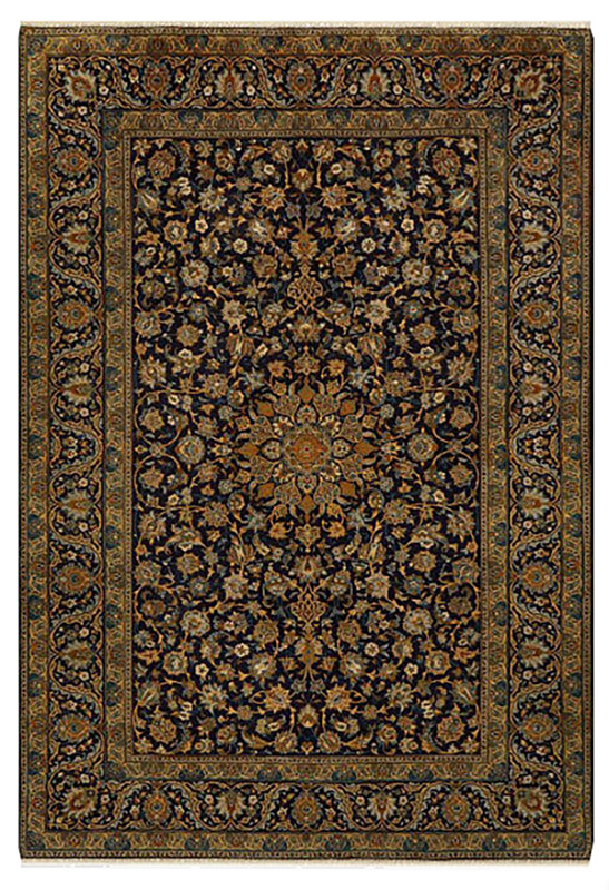 Иранский ковёр из шерсти (00-1089/347x247)