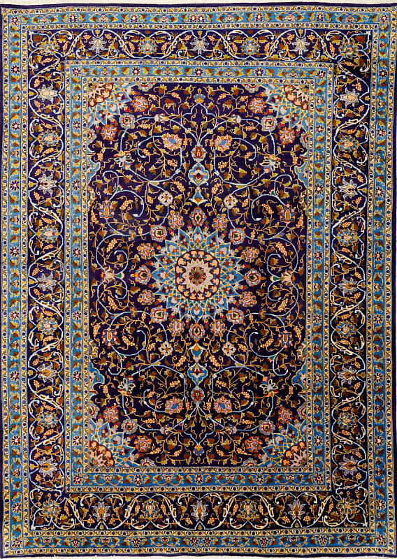 Иранский ковёр из шерсти (00-451/335x242)
