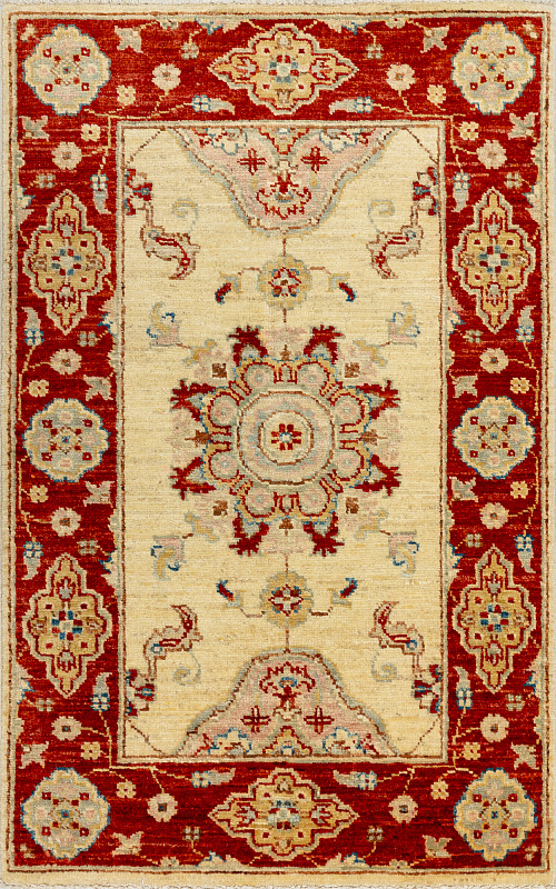 Индийский ковёр из шерсти (14-3113/86x58)