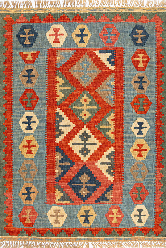 Иранский ковёр из шерсти  (17-01271046916/145x104) 