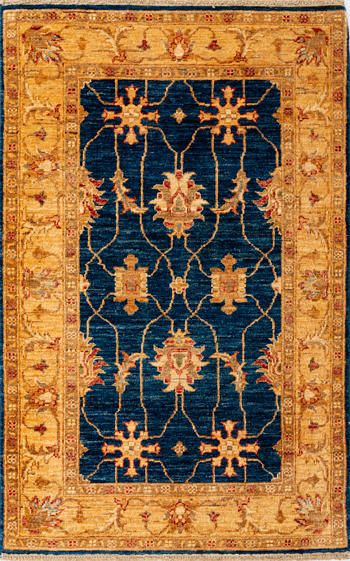 Индийский ковёр из шерсти (14-3158/125x79)