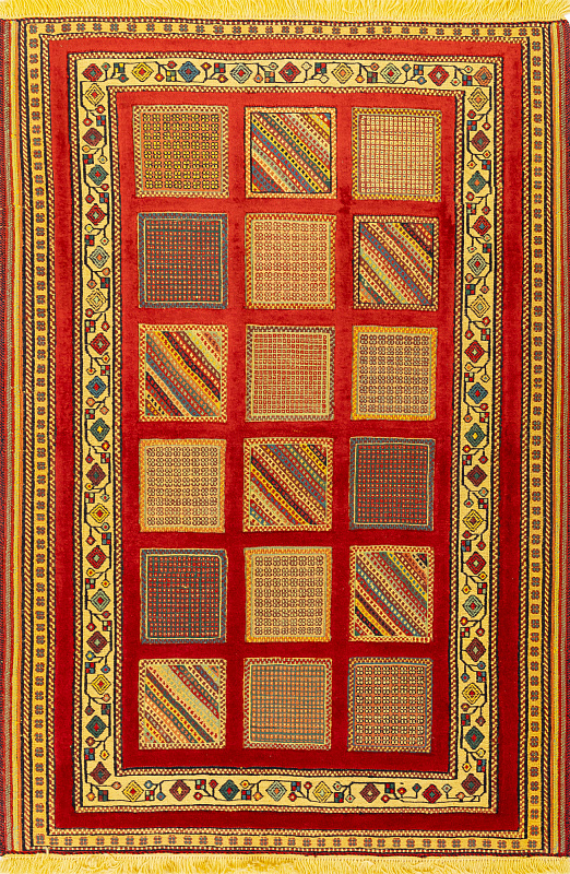 Иранский ковёр из шерсти  (13-299/161x110) 