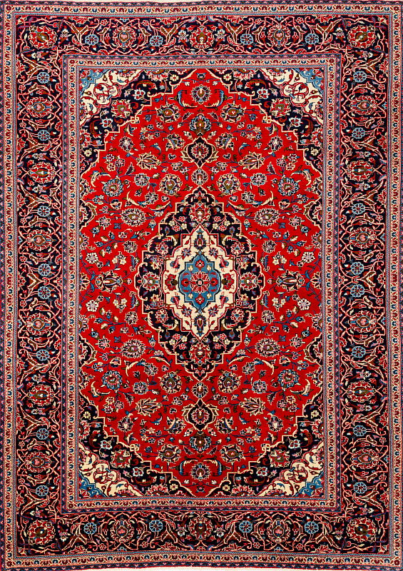Иранский ковёр из шерсти (17-1308006516/335x245)