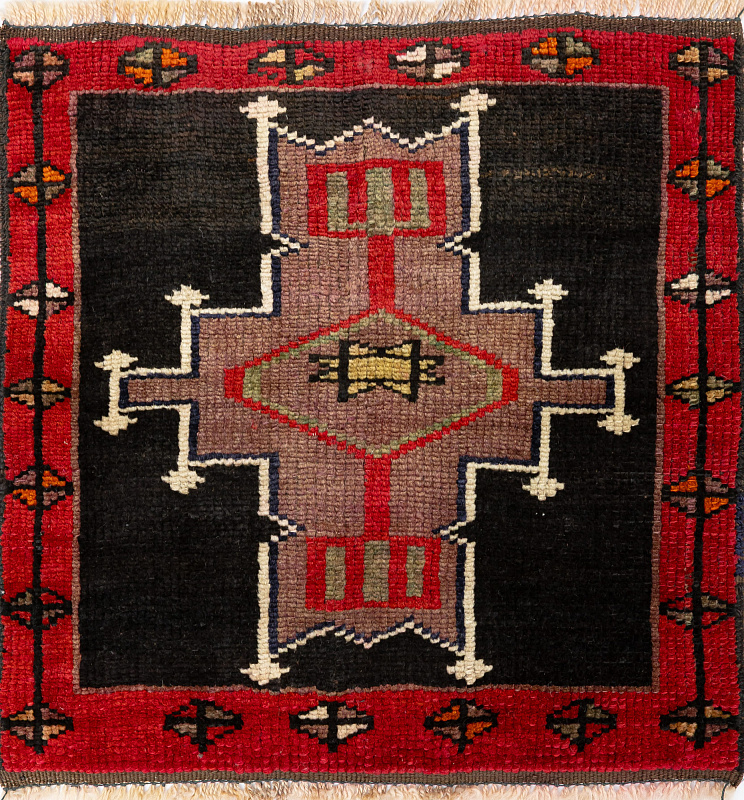 Иранский ковёр из шерсти (17-018116/60x57)