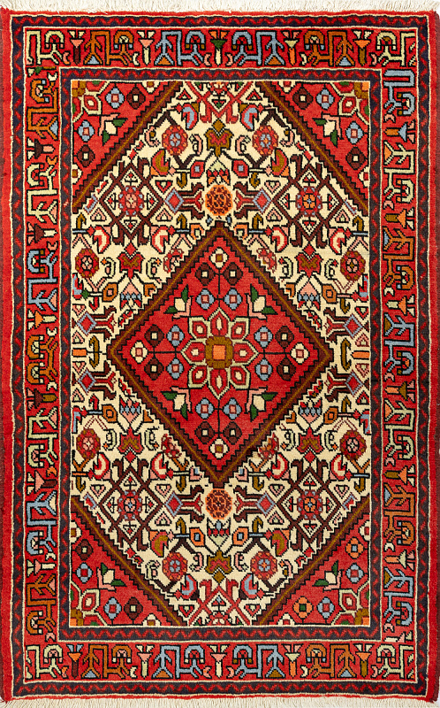 Иранский ковёр из шерсти  (17-01303040316/155x100) 