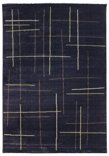 Турецкий ковёр из вискозы (W2575_T71_54/D.Blue/Grey/)