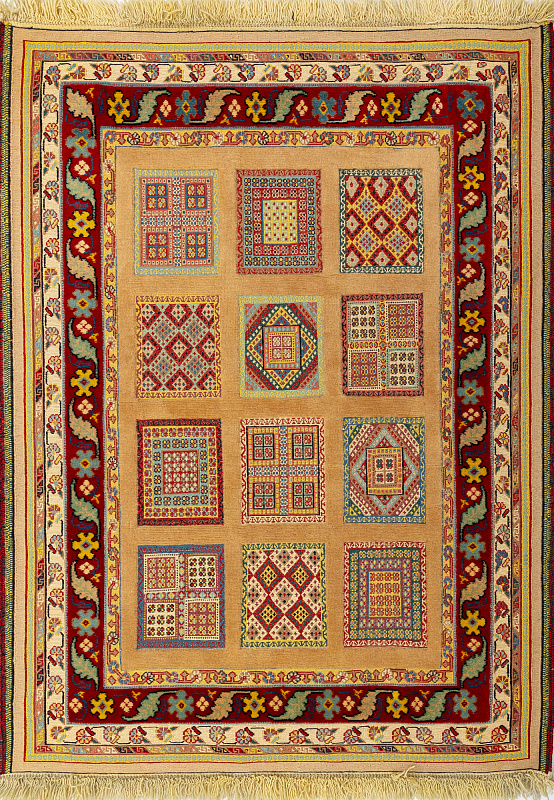 Иранский ковёр из шерсти  (13-262/152x113)