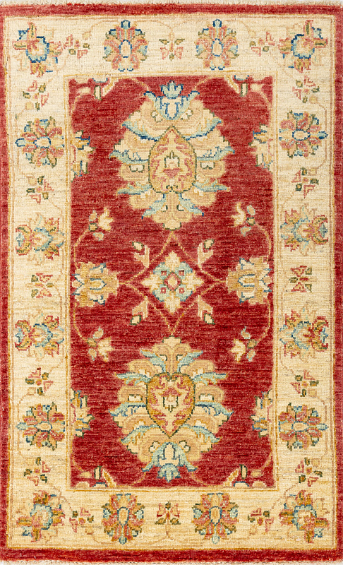 Индийский ковёр из шерсти (14-3108/100x62)