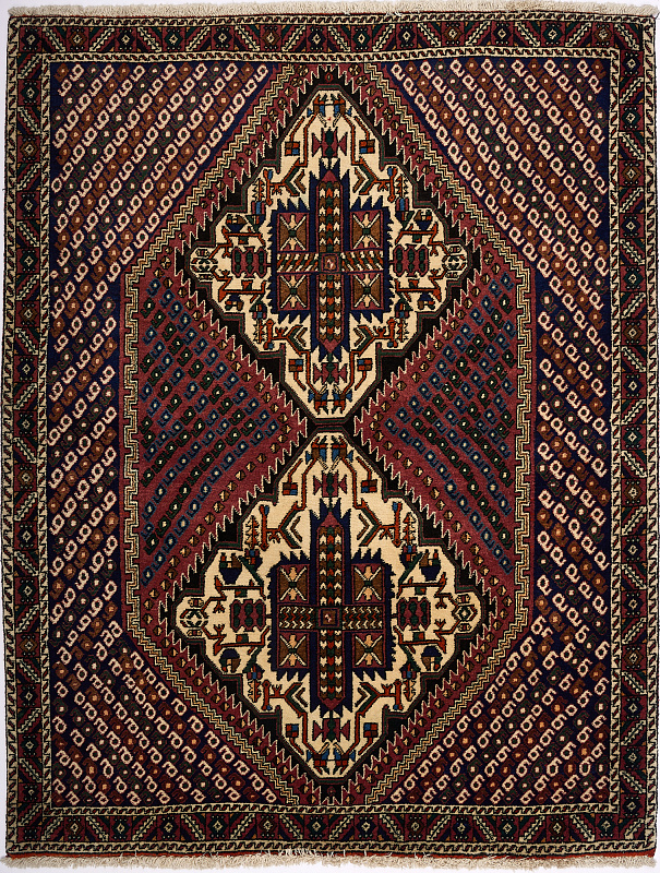 Иранский ковёр из шерсти  (06-379/152x118)